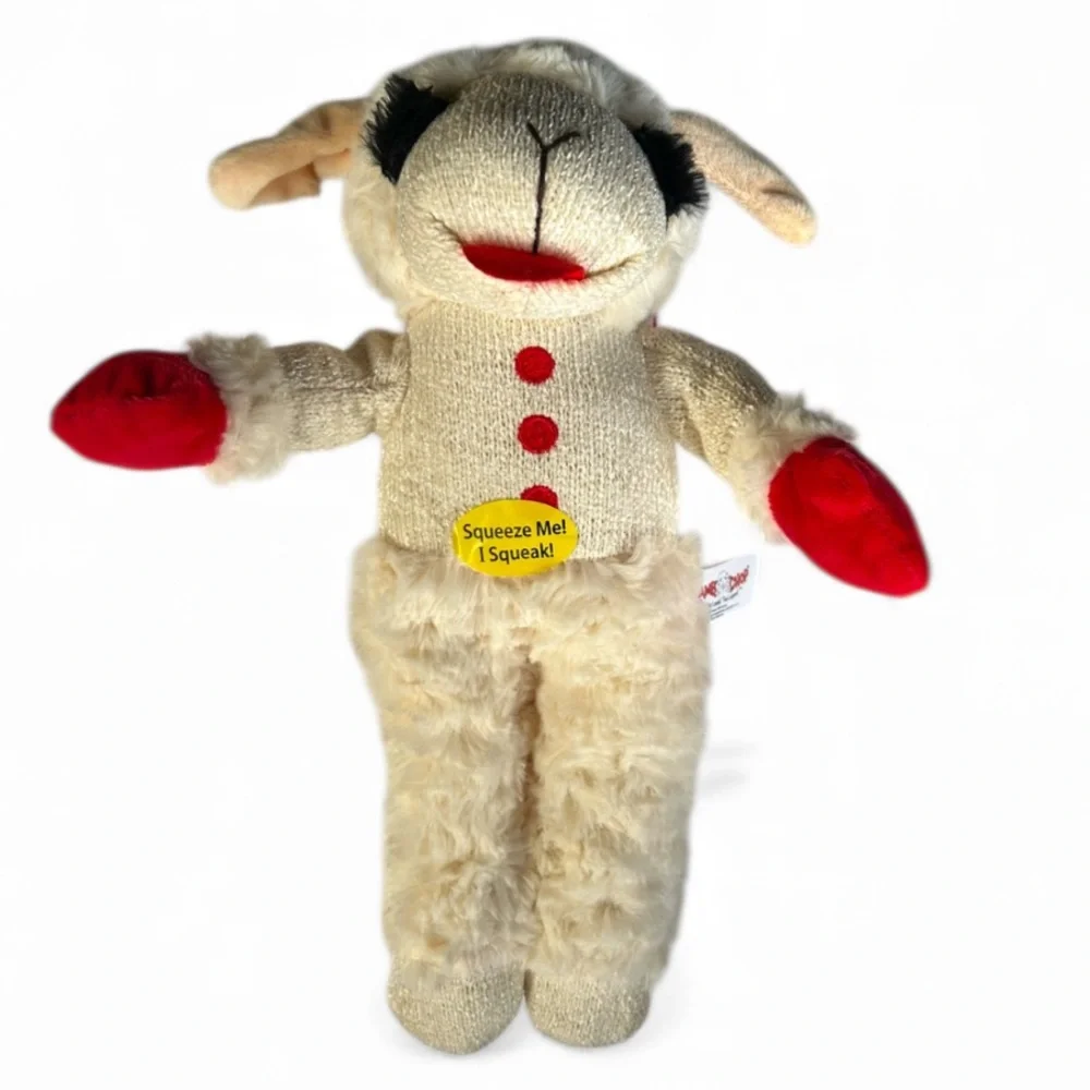 Lamb Chop L dog toy squeaky NEW